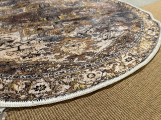 Karpet, meerkleurig, doorsnee 120 cm